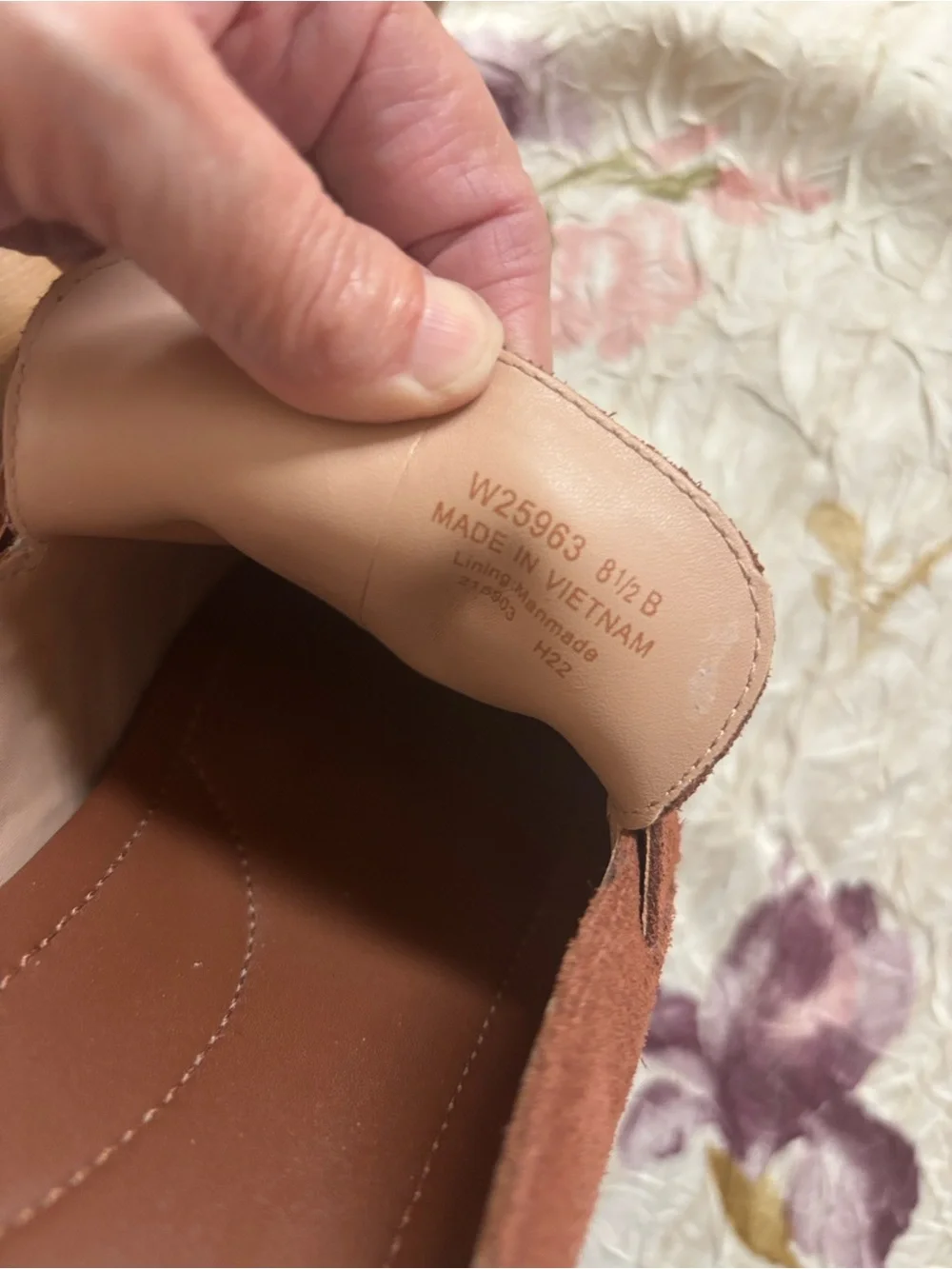 Cole Haan Wedge Heel Suede Leather Clogs Size 8.5